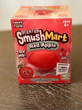 RMS Crazy Fun Scented Red Apple Squishy Fidget Toy Viral